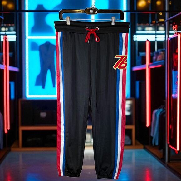 Overwatch NWT Men's Medium Soldier 76 Black Jogger Track Pants Sweats Athleisure - Picture 2 of 11
